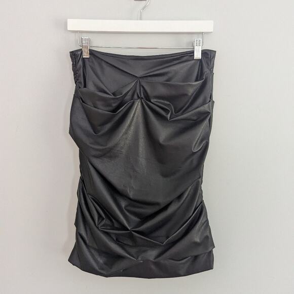 Women's Brochu Walker Gina Ruched Pencil Skirt Medium - Picture 2 of 7